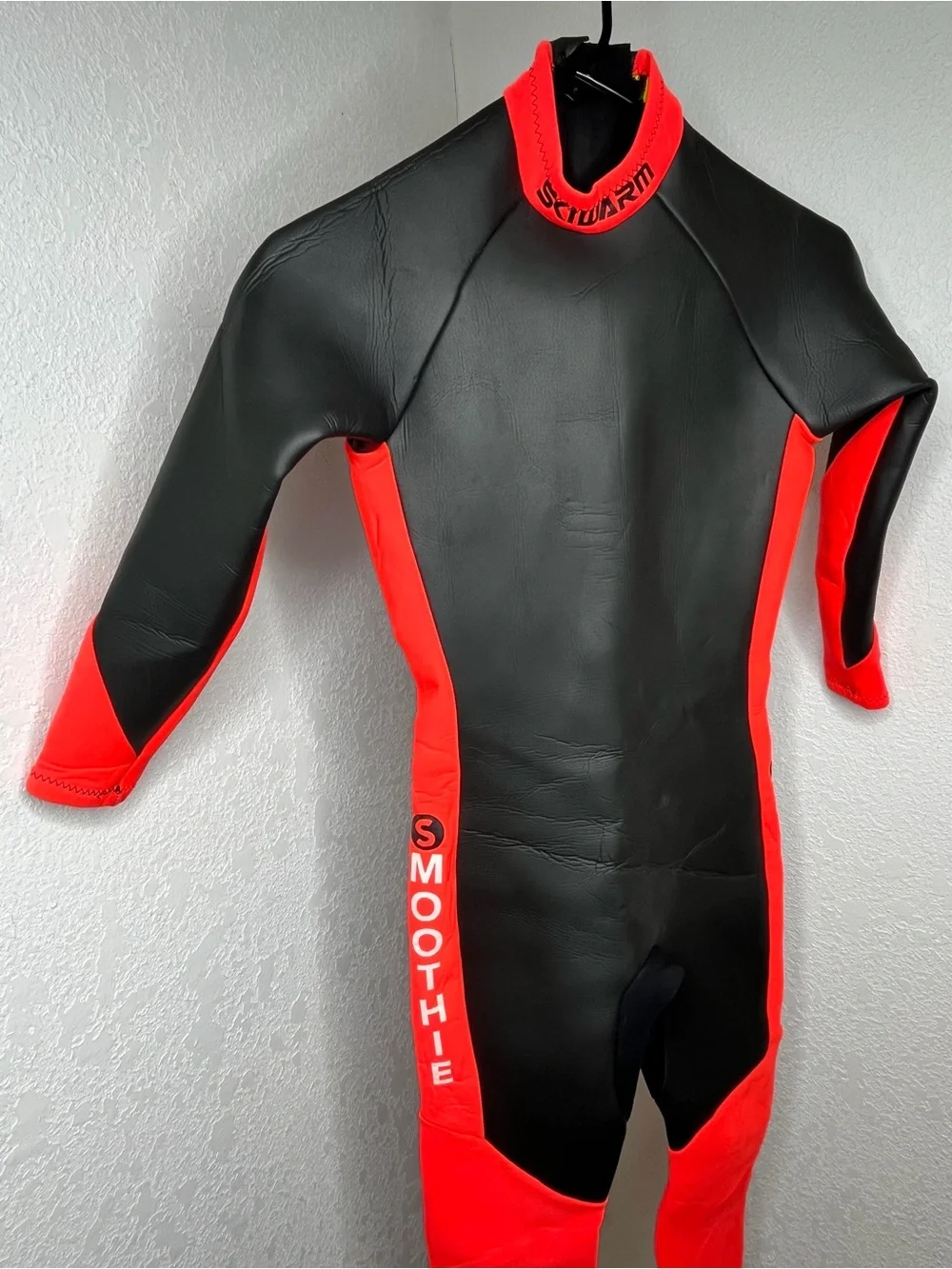 Ski Warm Black Red Full Body Wetsuit Smoothie Surf Beach Size Juniors Large